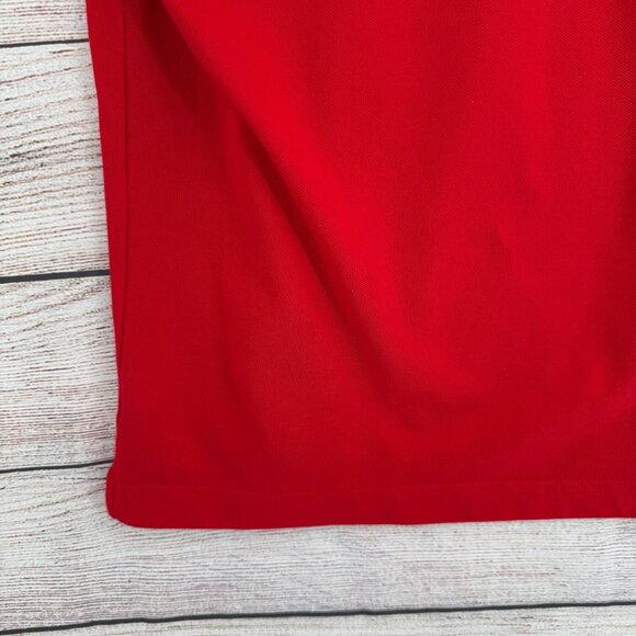 Apple Employee Knit Short Sleeve T-Shirt Men's Size Medium Red - Picture 14 of 14